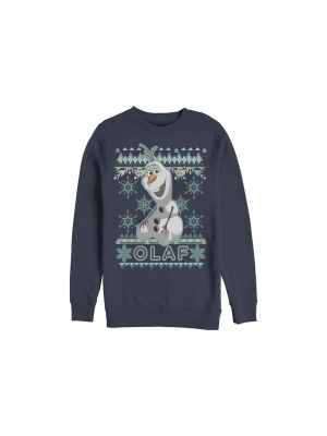 Men's Frozen Ugly Christmas Olaf Sweatshirt