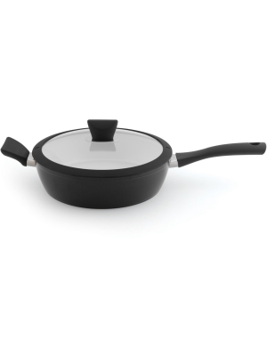 Berghoff Eclipse 10" Non-stick Covered Saute Pan 3.5qt., Black, White