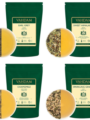 Green Tea Loose Leaf Sampler | 10 Variants, 50 Servings