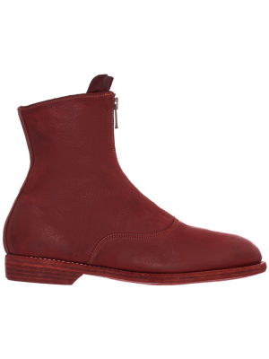 210 Horse Leather Boots (210-horse-fg-red)