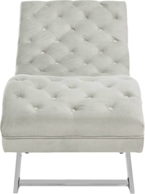 Morph Chaise With Headrest Pillow Gray