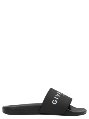 Givenchy Kids Logo Printed Slides