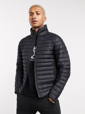 The North Face Stretch Down Jacket In Black