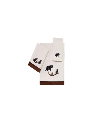 Black Bear Lodge 3 Pc Towel Set