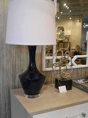 Bridget Table Lamp Navy