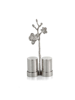 White Orchid Salt & Pepper Set