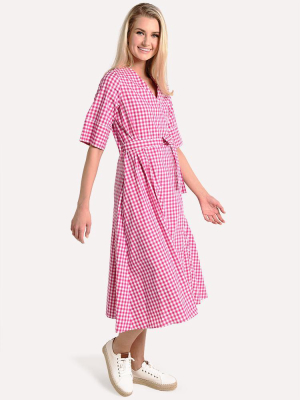 Mds Stripes Wrap Dress