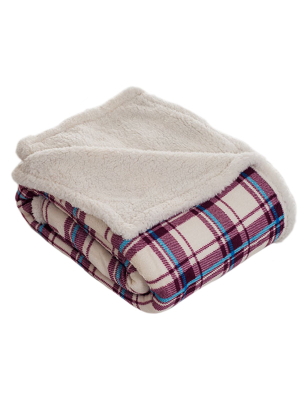 Brown/white Throw Blankets - Yorkshire Home