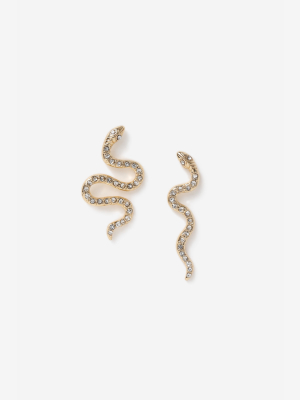 **snake Drop Earrings