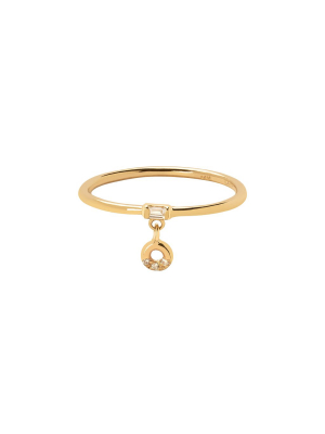 Gravity Gold Circle Ring