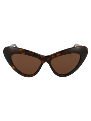 Gucci Eyewear Cat Eye Frame Sunglasses