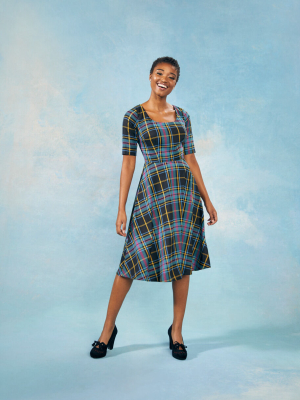 Modcloth X Collectif All Scooped Up A-line Dress