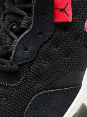 Women's Jordan Delta 2 In Black/chile Red/gym Red/sail