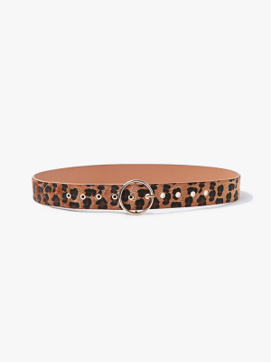 Leopard Print Waist Belt