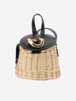 Jw Anderson Lid Bucket Basket Crossbody Bag