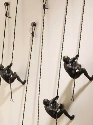 Climbing Man - Wall Mounted