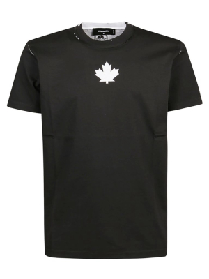 Dsquared2 Leaf Printed T-shirt