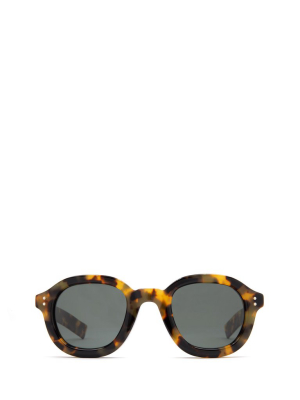 Lesca Largo Round Frame Sunglasses