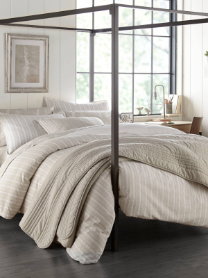 Stone Cottage Oakdale Comforter & Sham Set Gray