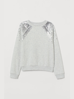 Sequin-detail Sweatshirt