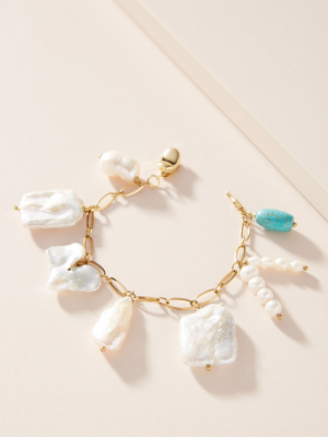 Timeless Pearly Pearl Charm Bracelet