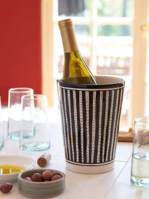Stripe Vase/utensil/wine Holder