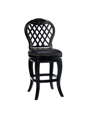 26" Braxton Counter Height Barstool Wood/black - Hillsdale Furniture