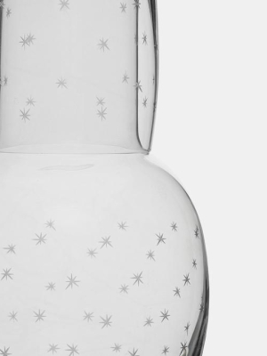 Crystal Glass Carafe With Stars