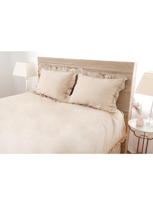 Madison Duvet Set In Taupe