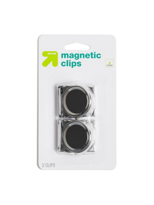 2ct Magnetic Clips Silver - Up&up™