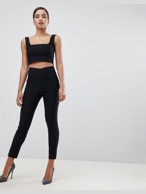 Vesper Tailored Pants Two-piece In Black