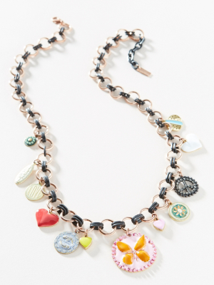 Tova Statement Charm Pendant Necklace