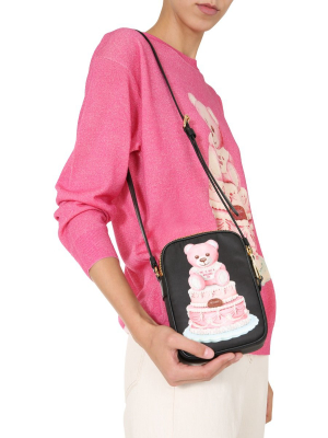 Moschino Cake Teddy Bear Crossbody Bag