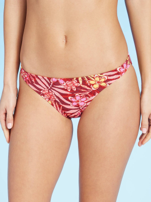 Juniors' Pique Hipster Bikini Bottom - Xhilaration™ Floral