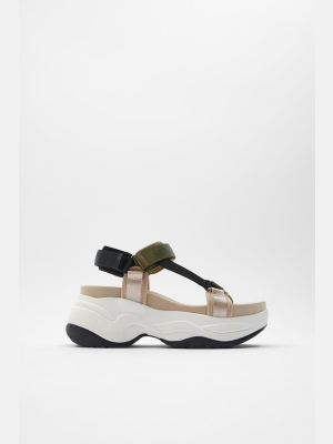 Thick-soled Athletic Sandals