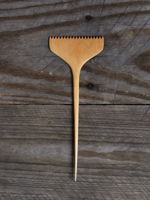 Short Tooth Boxwood Comb