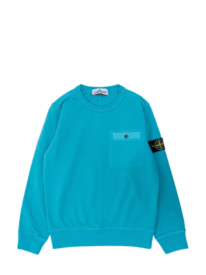 Stone Island Junior Pocket Detail Sweatshirt