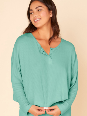 Boxy Henley Top