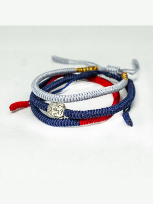 Jean Claude Tibetan Lucky Knots Multi-colored Bracelets