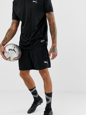 Puma Soccer Logo Shorts In Black