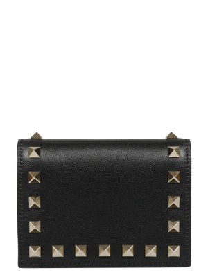 Valentino Garavani Rockstud Folded Wallet