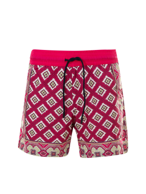 Etro Geometric Printed Swim Shorts