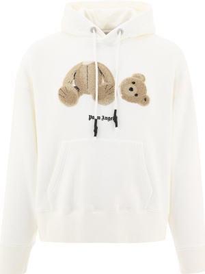 Palm Angels Ice Bear Print Hoodie