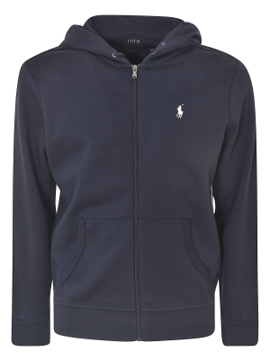 Polo Ralph Lauren Logo Embroidered Zip-up Hoodie