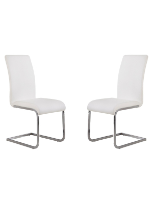 Set Of 2 Amanda Side Dining Chair - Armen Living