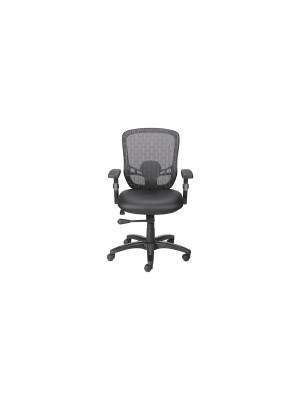 Staples Corvair Luxura Mesh Back Task Chair Black 23097