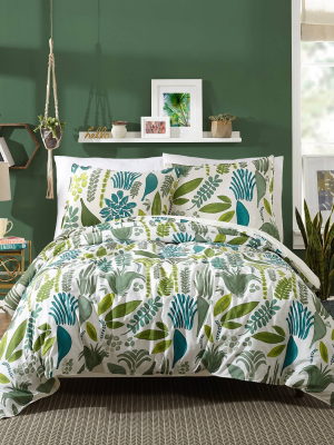 Jardin Huntington Botanical Garden Duvet Set - Justina Blakeney For Makers Collective