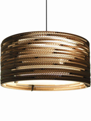 Drum Scraplight Pendant Natural In Various Sizes