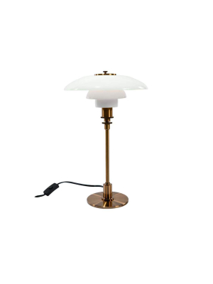 Mid Century Henningsen Classic Table Lamp - Brass