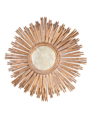 Worlds Away Margeaux Mirror - Gold